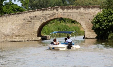 Maître à bord sur le Canal du Midi !