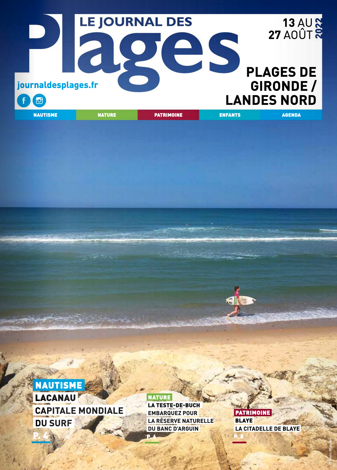 PLAGES DE GIRONDE / LANDES NORD DU 13 AU 27 août 2022