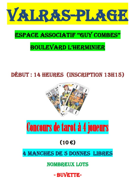 CONCOURS DE TAROT