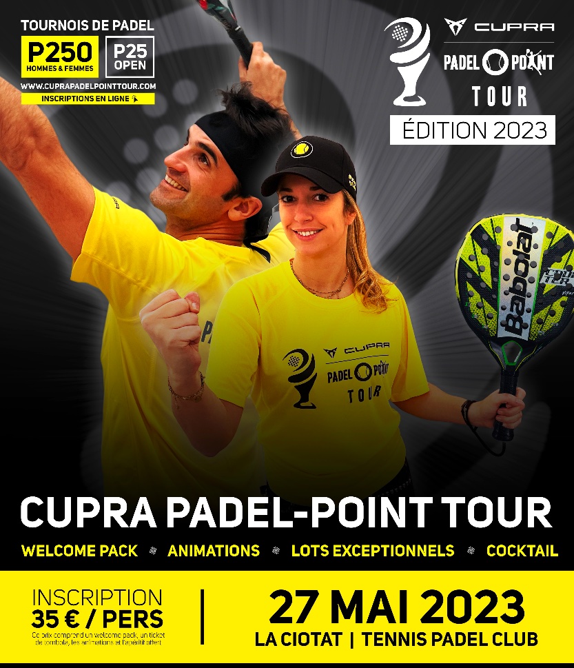 TOURNOI DE PADEL P250 – CUPRA PADEL – POINT TOUR