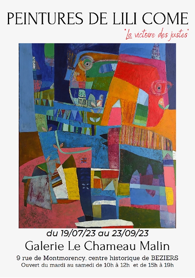 EXPOSITION DE L’ARTISTE LILI COME – « LA VICTOIRE DES JUSTES »
