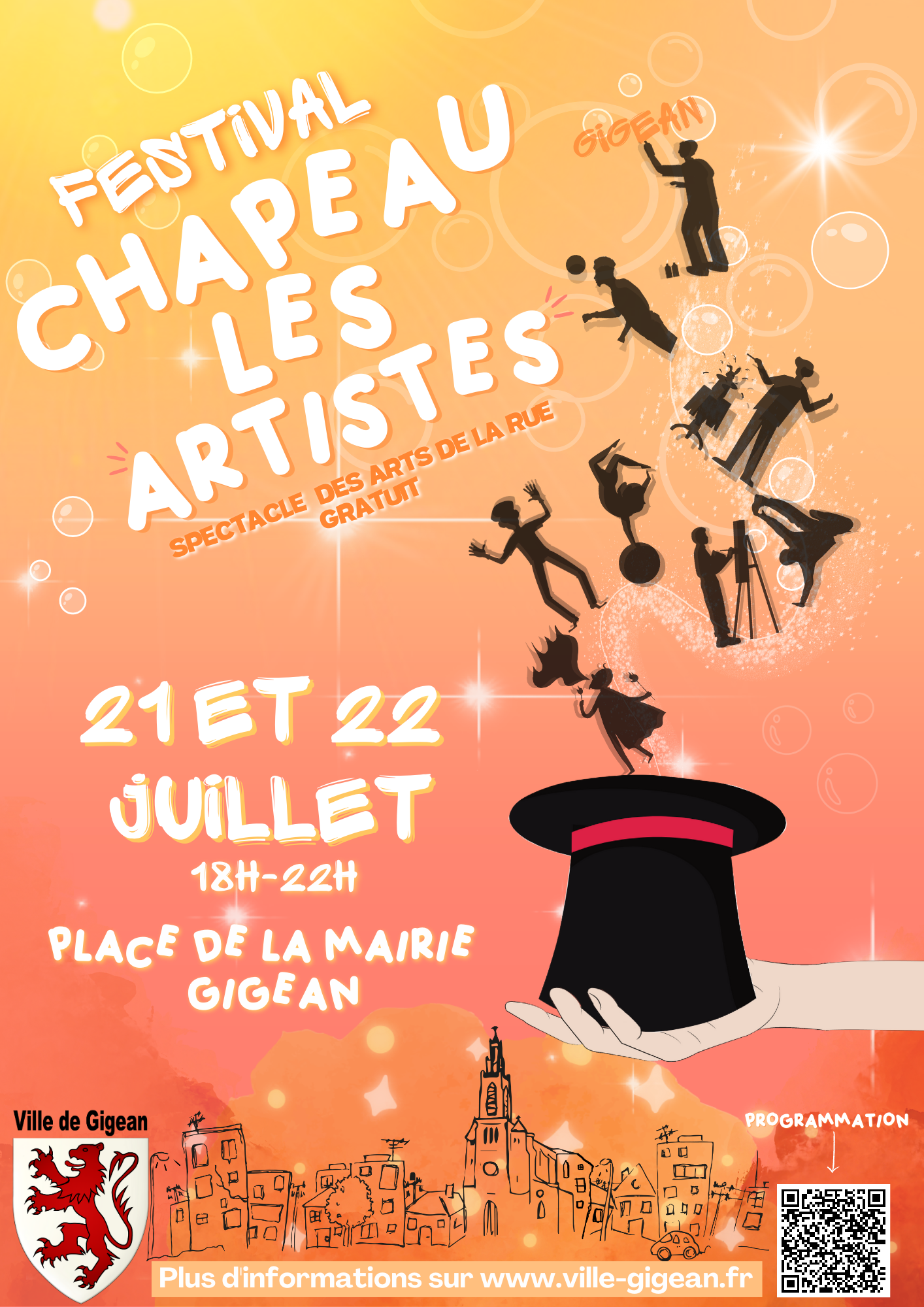 Festival « Chapeau les Artistes » 2023