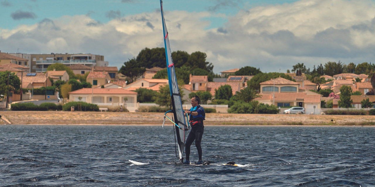 Planche à voile à Marseillan