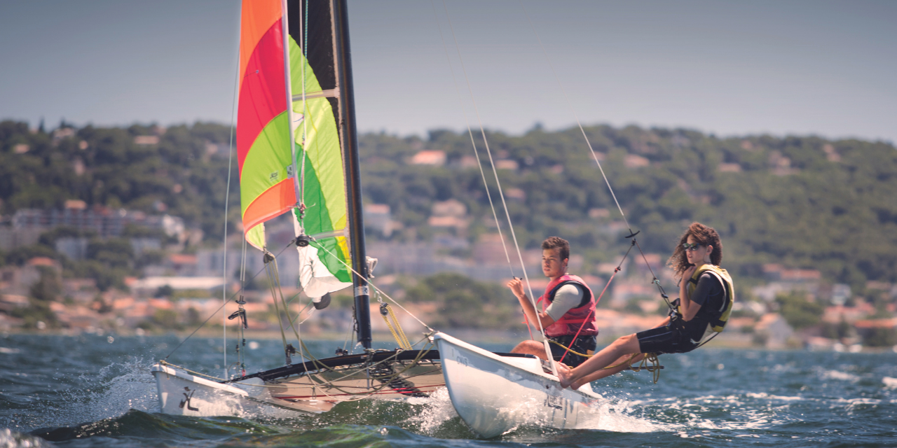 Catamaran et sauvetage sportif à Sète