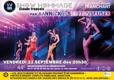 DINER-SPECTACLE SHOW HOMMAGE A CLAUDE FRANCOIS