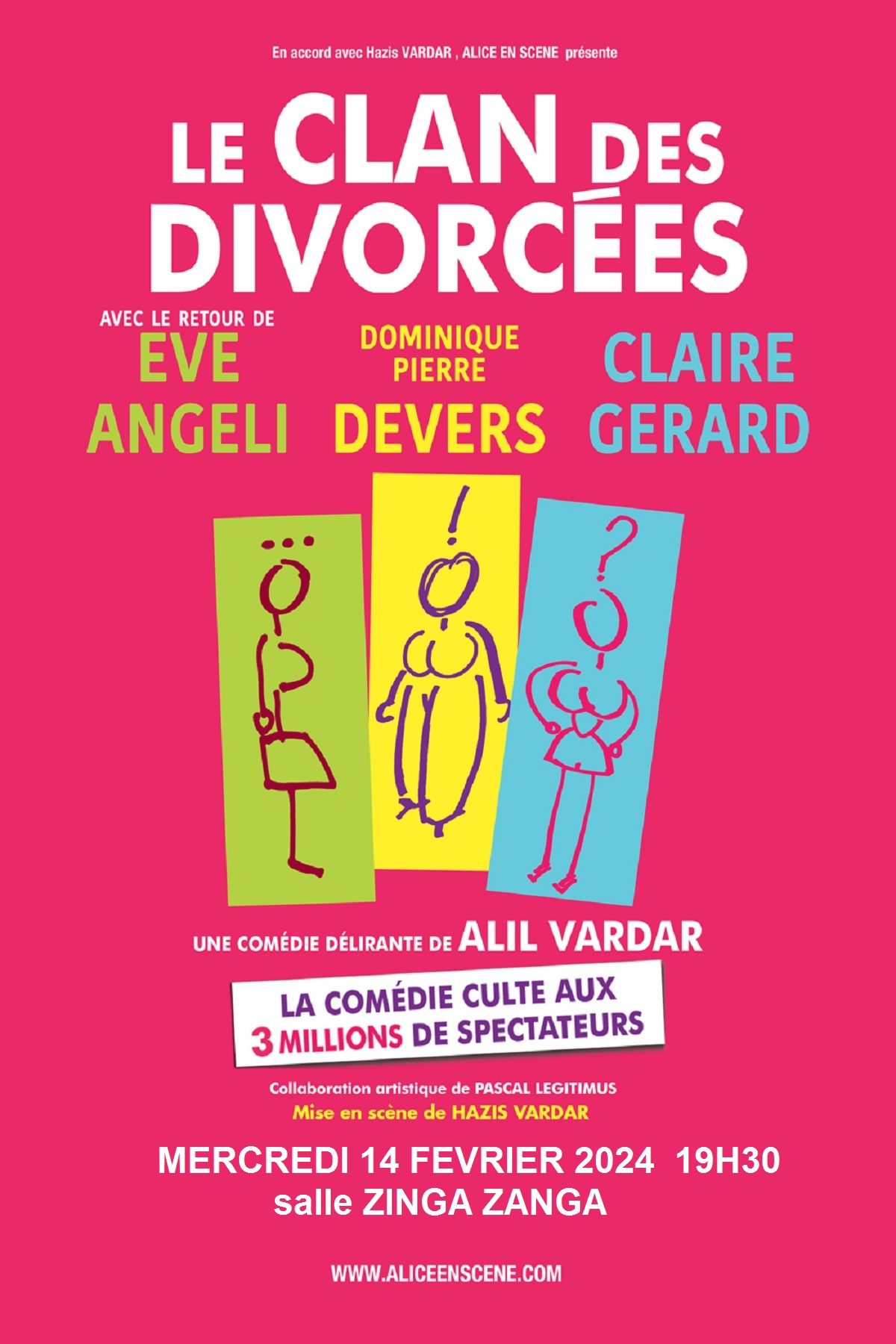 THEATRE- LE CLAN DES DIVORCEES