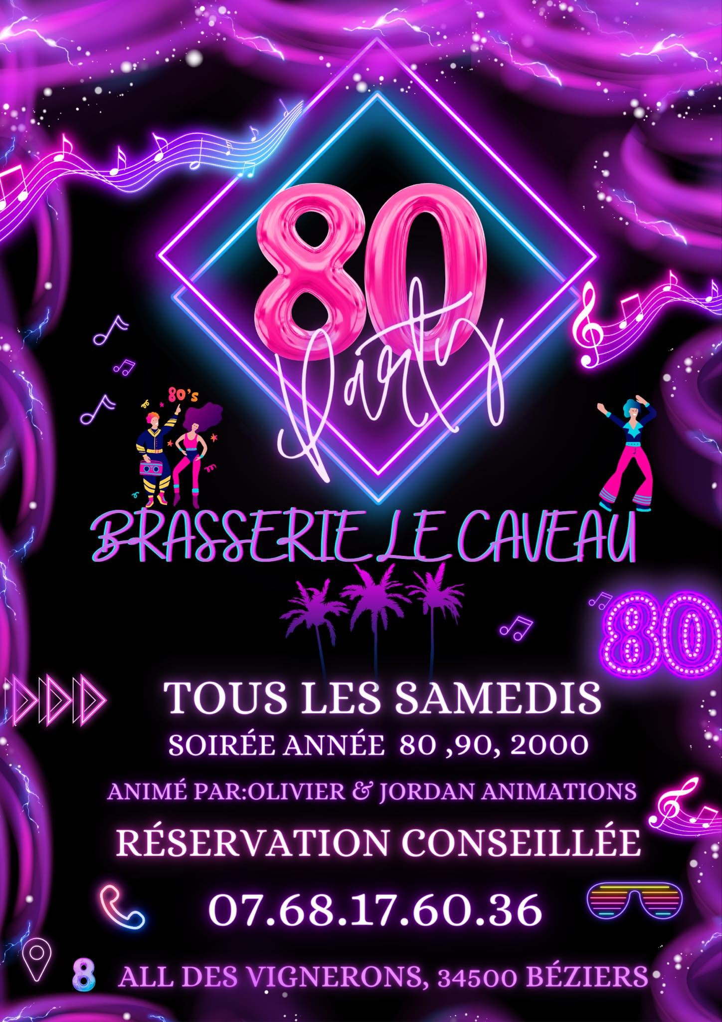 80 PARTY – BRASSERIE LE CAVEAU