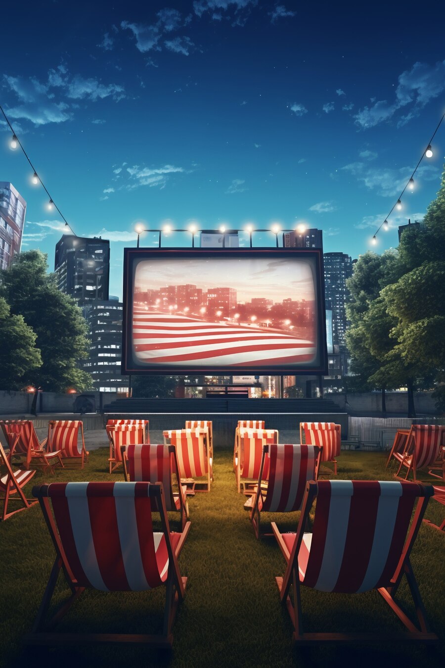 cinema-exterieur-3d-chaises-projecteur_23-2150866153