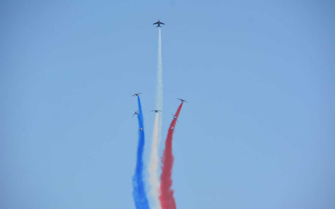 ENTRAÎNEMENT DE LA PATROUILLE DE FRANCE