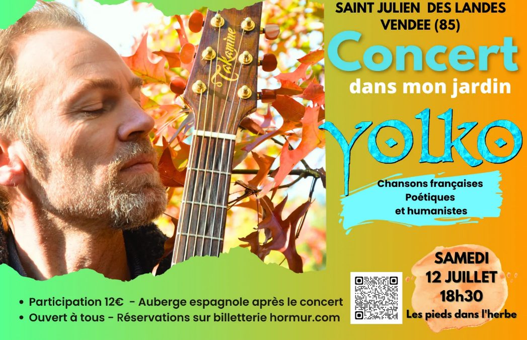 CONCERT DANS MON JARDIN : YOLKO