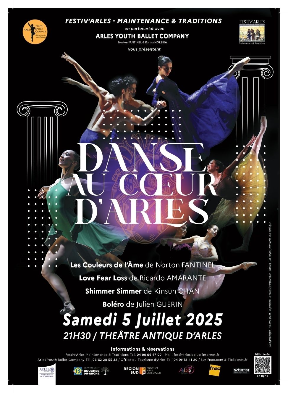 30193393_2025-05-05T12034689100031172419 Affiche du ballet intitulé "Danse au coeur d'Arles".