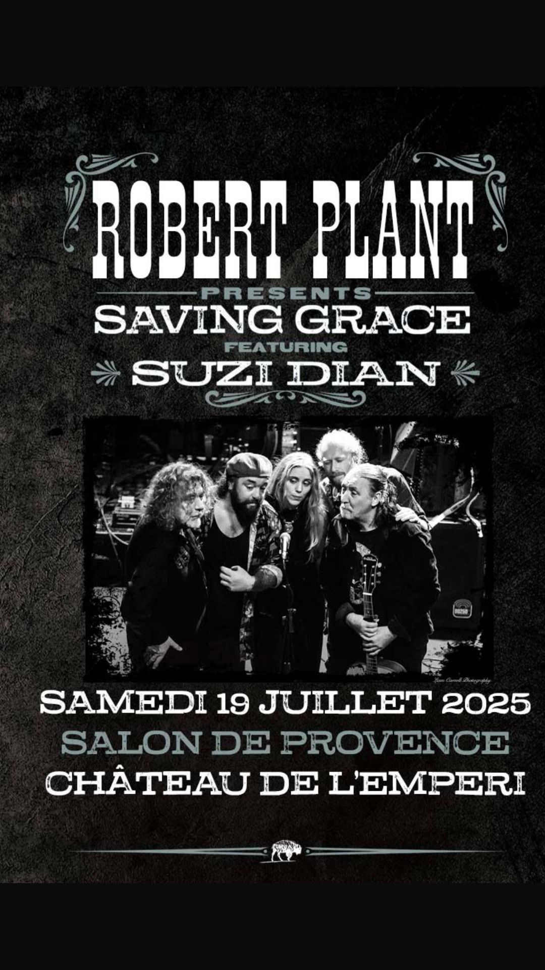 affiche-concert-robert-plant Affiche du concert de Robert Plant à Salon-de-Provence