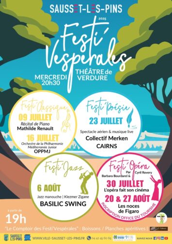 Affiche du Festi' Vasperales 2025