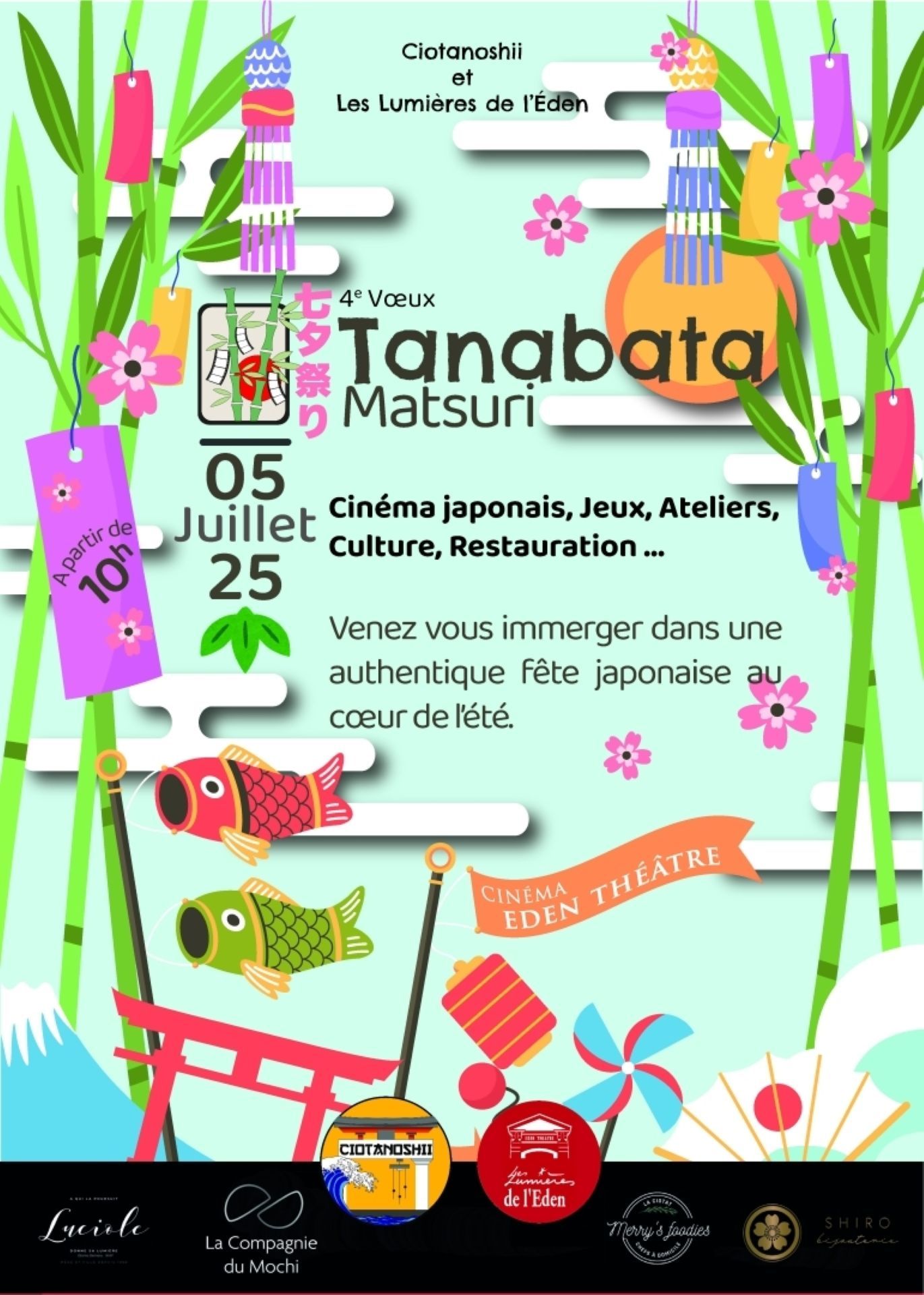 festval japonais Tanabata Matsuri festival japonais Tanabata Matsuri