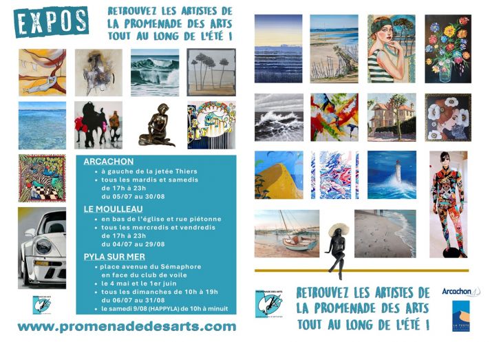 Promenade des arts du Moulleau