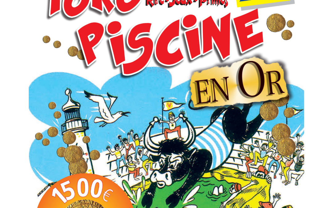 Toro piscine en or