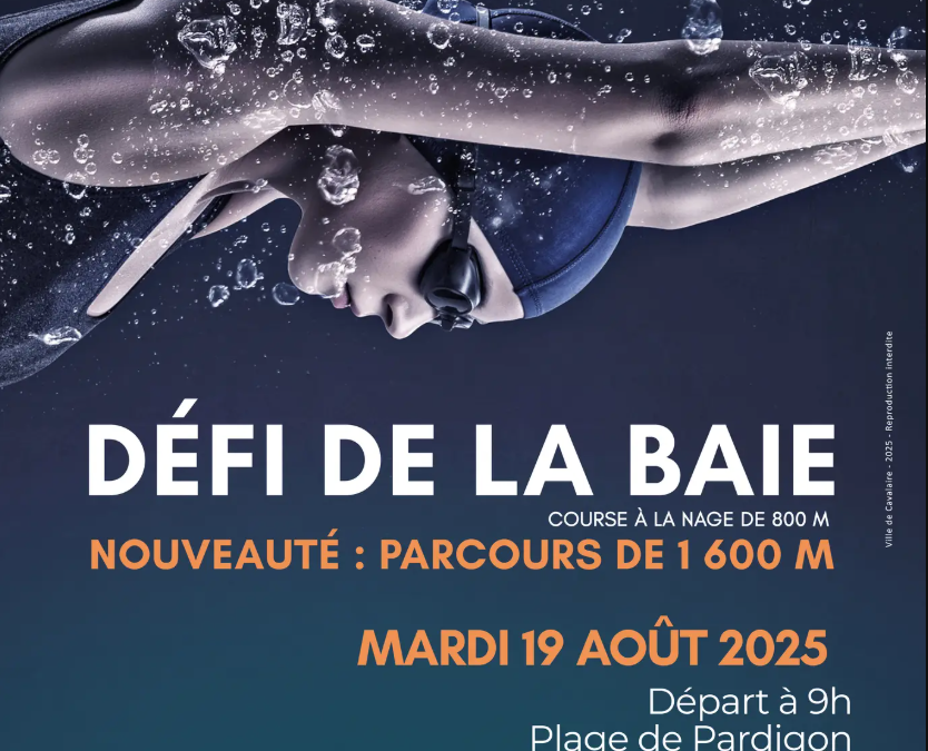 Défi de la Baie : course à la nage