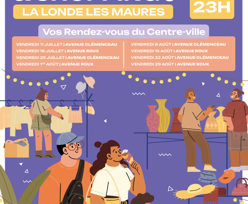 Nuit artisanale et shopping en centre-ville