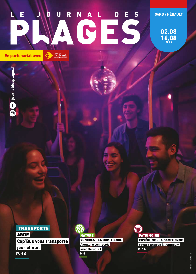 Couverture du Journal des Plages Gard / Hérault 3 au 17 août