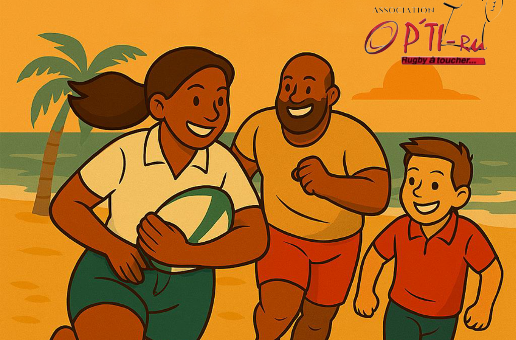 Tournoi mixte caritatif de Rugby à toucher du P&rsquo;ti-Ru