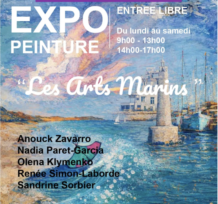Exposition de peintures par l&rsquo;association Sirènes les arts marins