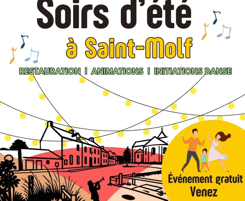 Soirée d&rsquo;été à Saint-Molf