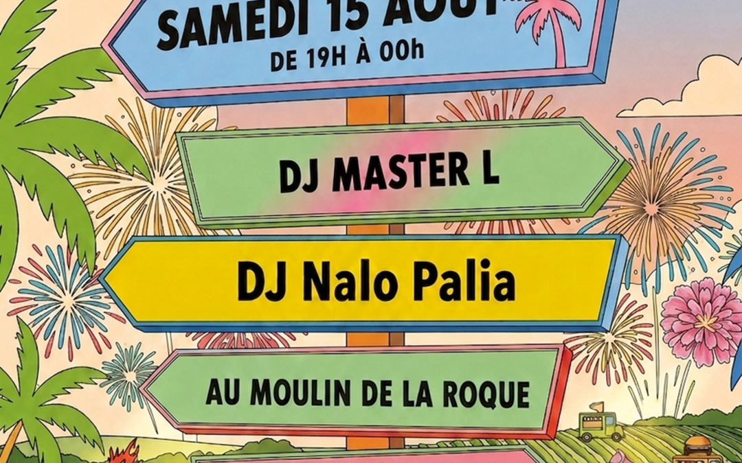 Apéro Chic au Moulin de la Roque