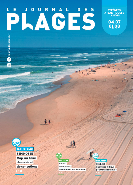 Couverture du Journal des Plages Pyrénées Atlantiques Landes 3 au 17 août