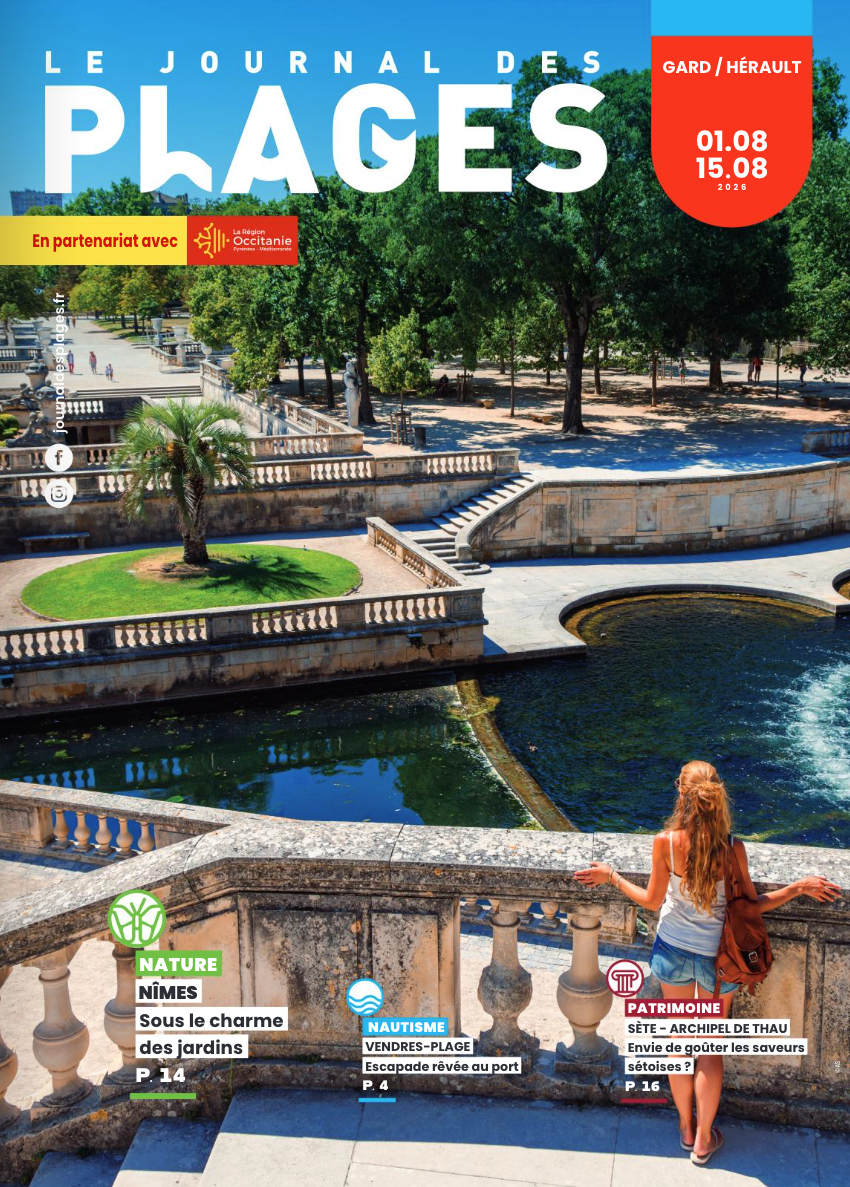 Couverture du Journal des Plages Gard / Hérault 3 au 17 août