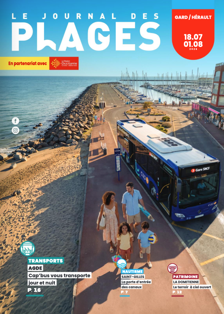 Couverture du Journal des Plages Gard / Hérault 3 au 17 août
