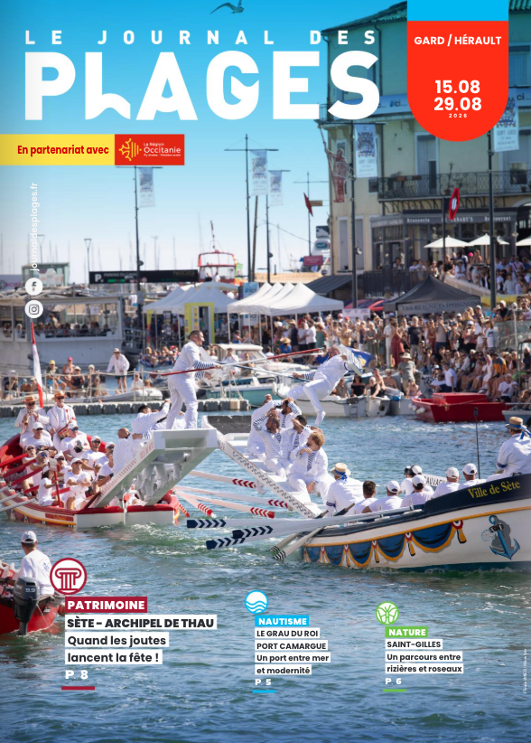 Couverture du Journal des Plages Gard / Hérault 3 au 17 août